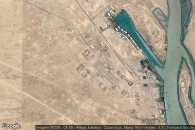Vue aérienne de Umm Qasr