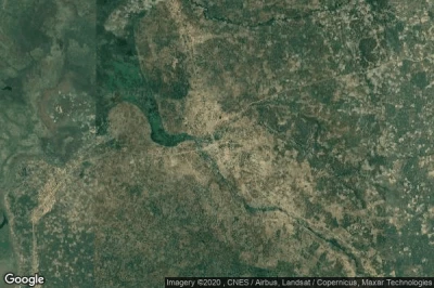 Vue aérienne de Mwense
