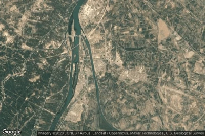 Vue aérienne de Nahiyat Saddat al Hindiyah
