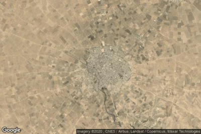 Vue aérienne de Qada al Hamdaniyah