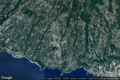 Vue aérienne de Petite-Ile