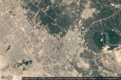Vue aérienne de Karbala