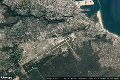 Vue aérienne de Port Elizabeth Airport