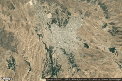Vue aérienne de Halabjah