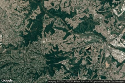 Vue aérienne de Reservoir Hills
