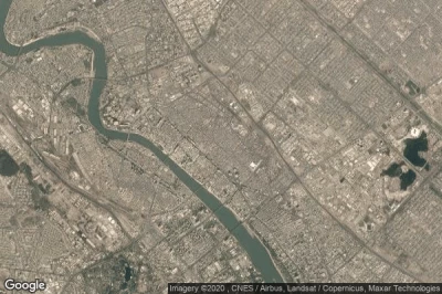 Vue aérienne de Baghdad