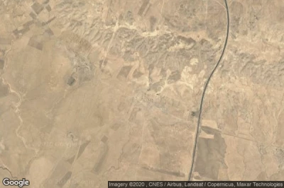 Vue aérienne de Qaryat ‘Ayn Nāşir