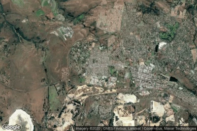Vue aérienne de Krugersdorp West