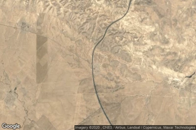 Vue aérienne de Qaryat al ‘Arbīd