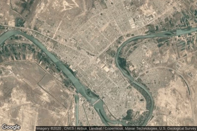 Vue aérienne de Al Kut