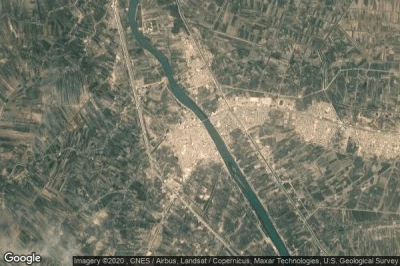 Vue aérienne de Al Hindiyah