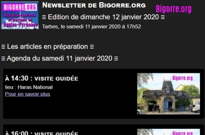 Newsletter de Bigorre.org