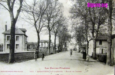 La route de Tarbes à Rabastens de Bigorre