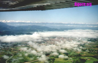 Saint-Gaudens sous les nuages  Photo Michel Sarie