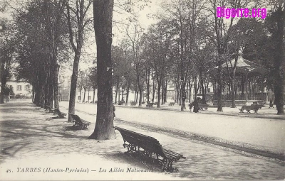 Les allées nationales à Tarbes