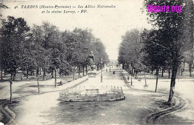 Les allées nationales à Tarbes