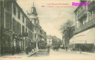 Rue des grans fossés à Tarbes