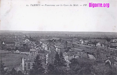 Vue sur la gare de Tarbes