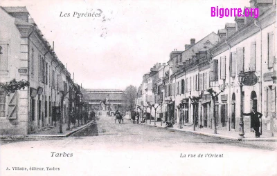 Rue de l'Orient devenue rue de La Marne à Tarbes