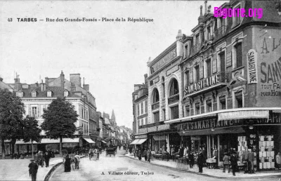 La Samaritaine et le Printemps, rue des grands fossés à Tarbes