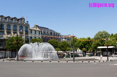 place de Verdun à Tarbes   