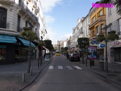 la rue foch à Tarbes   