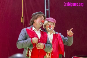 Les clowns du cirque Rico-Zavatta/ Stéphane Boularand (c)Bigorre.org