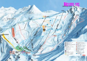 plan des pistes