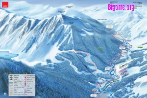 plan des pistes