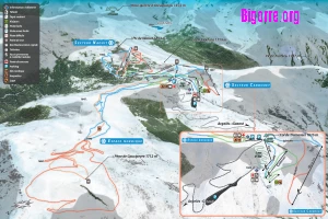 plan des pistes