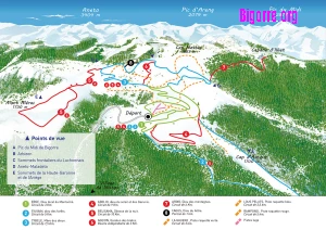 plan des pistes
