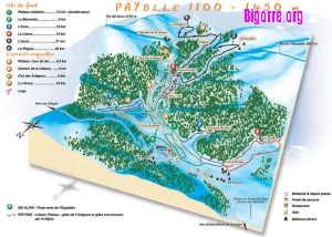 plan des pistes