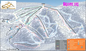 plan des pistes