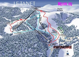 plan des pistes