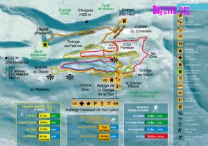 plan des pistes