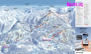 plan des pistes