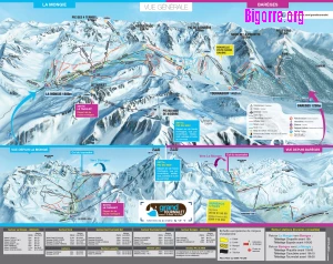 plan des pistes