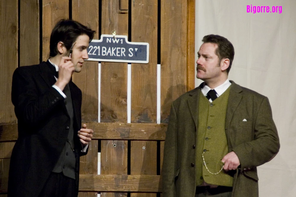 Sherlock Holmes on stage