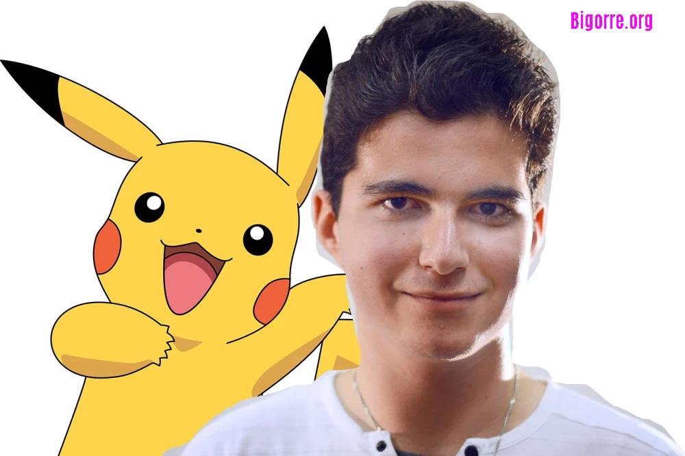 David Bézian et Pikachu