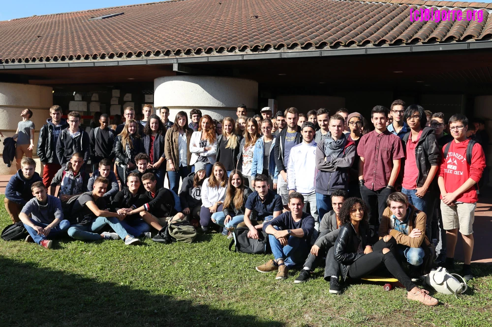 28/09/16 : Les étudiants de 1ere année de DUT MMI à Tarbes