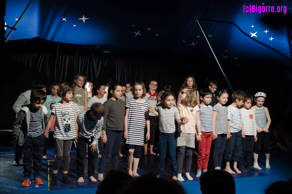 Les Diablotins de l'école de cirque Passing au festival Barakacirq