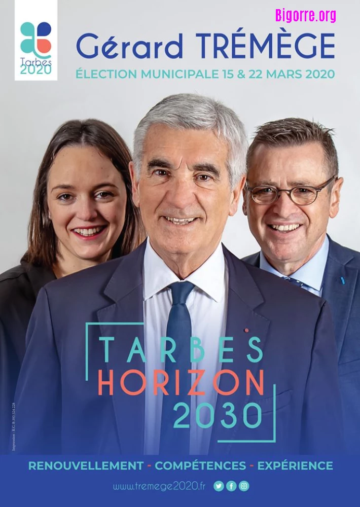 Gérard Trémège en tête du 1er tour des élections municipales à Tarbes