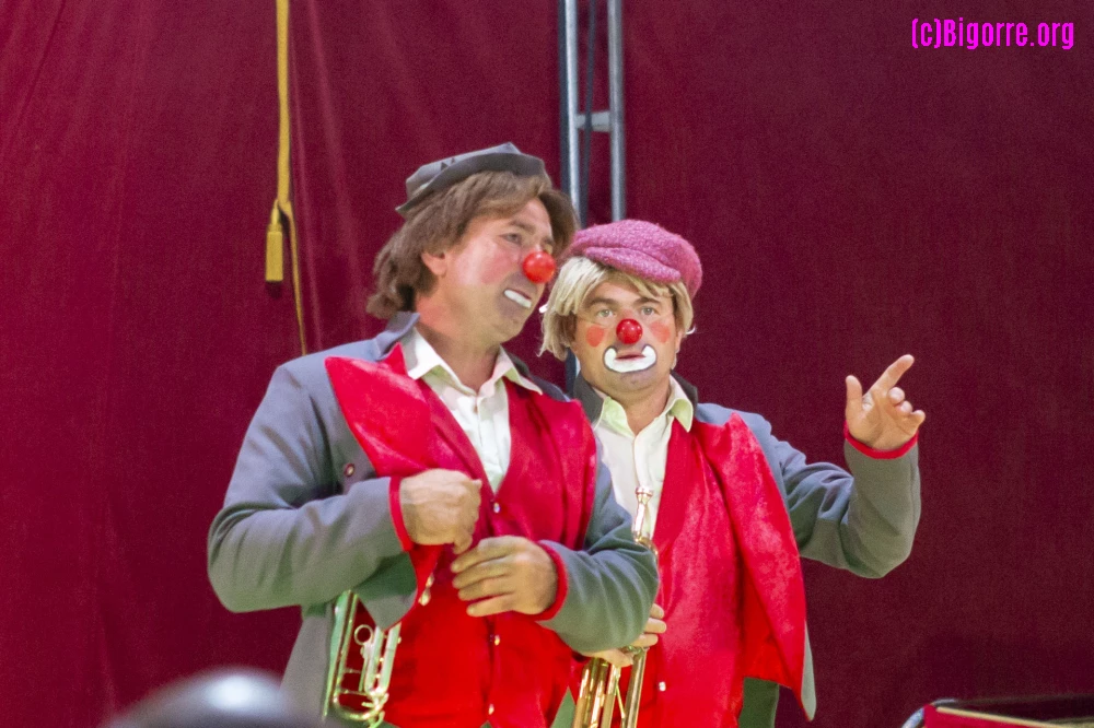 Les clowns du cirque Rico-Zavatta