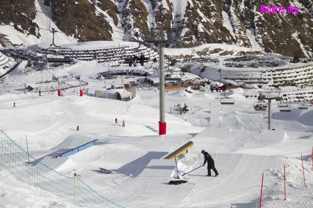 Vue de la station de ski de Piau-Engaly