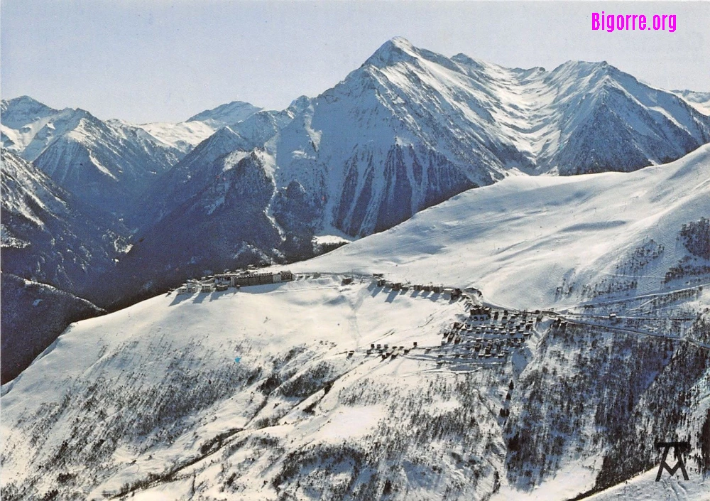 La station de ski du Pla d'Adet à Saint-Lary