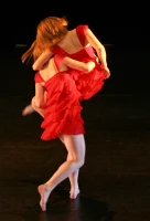 Meryl et Cléo Lagoin aux rencontres chorégraphique de danse/ Stéphane Boularand (c)Bigorre.org