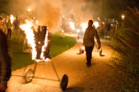 Flamme au Parc Chastelain à Tarbes/ Stéphane Boularand (c)Bigorre.org