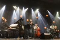 04/08/15 : Le Stéphane Kerecki Quartet à Jazz In Marciac/ Stéphane Boularand (c)Bigorre.org