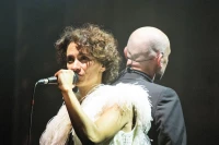 Lady Sir, Rachida Brakni et Gaëtan Roussel au Parvis/ Stéphane Boularand (c)Bigorre.org