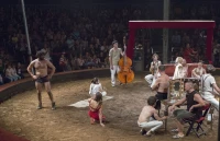 Saison de cirque du Cirque Aïtal au haras de Tarbes, photo de Stéphane Boularand (c)Bigorre.org